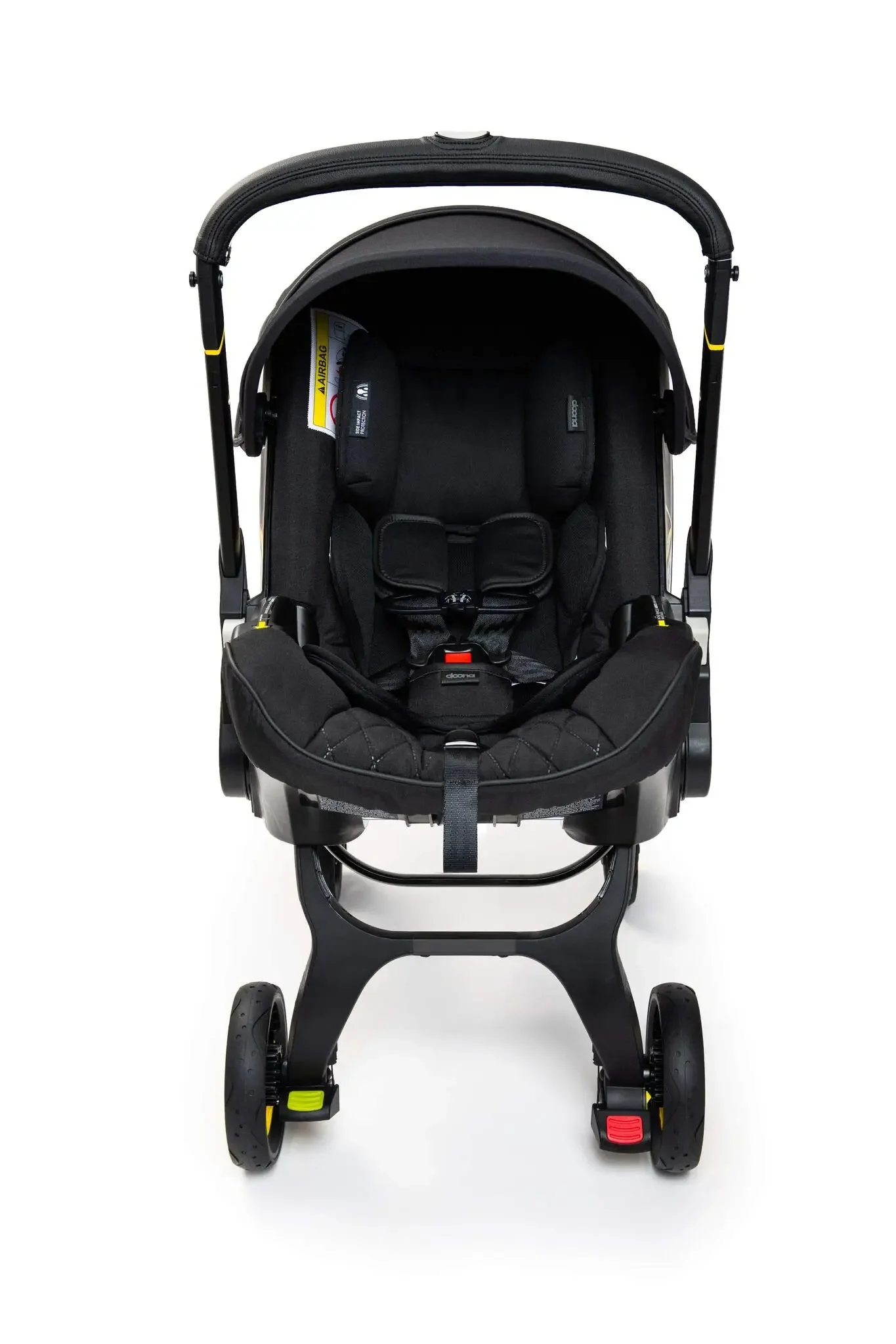 Infant Car Seat & Latch Base - Rear Facing, Car Seat to Stroller in Seconds - US Version, Nitro Black