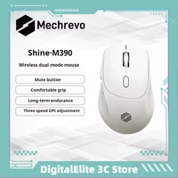 Mechrevo Yao M390 Office Mouse Dual Mode Wireless Paw3212 White Compact Silent Micro Motion Gaming Office Long Range Mouse