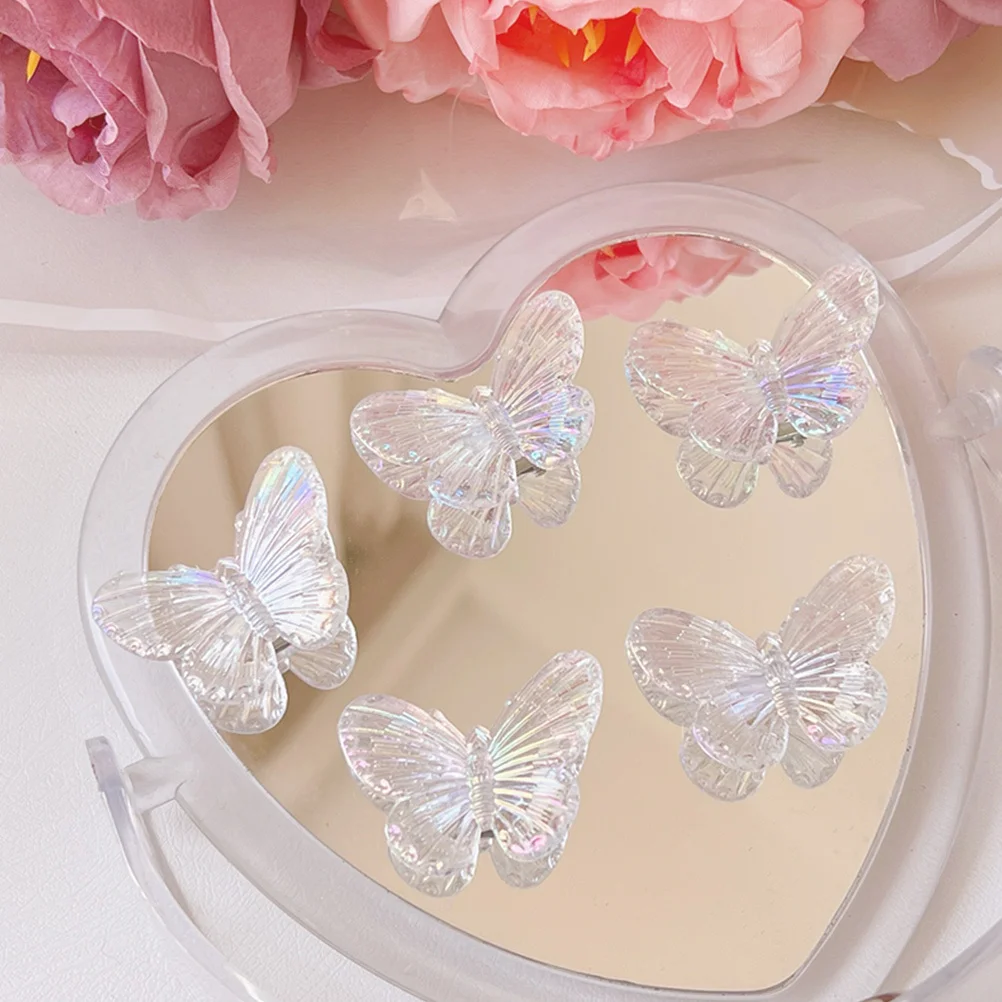 

10Pcs Chic Butterflies Hairpins Elegance Delicacy for Straight Curly Ponytail Braiding Hairstyles Butterflies Hair Clip
