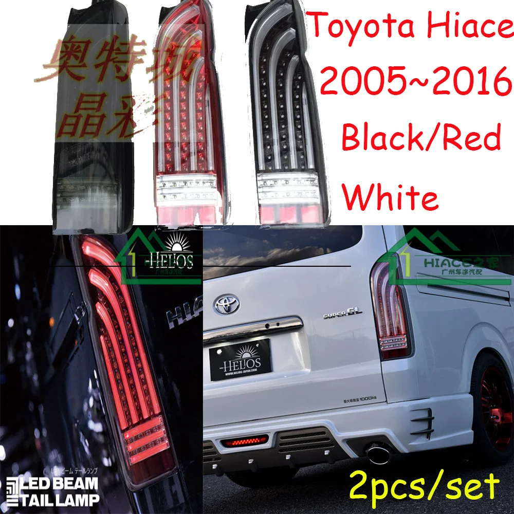 

car bumper tail light for Toyota Hiace taillight Taillamp LED 2005~2016y car accessories for Toyota Hiace fog lamp