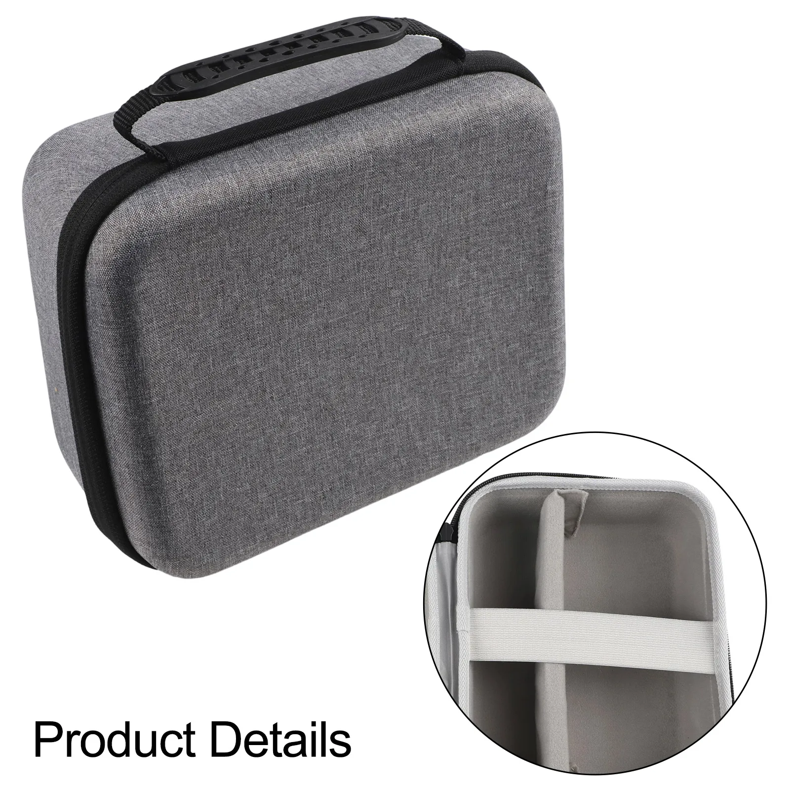 Multi Compartment Storage Bag for XGIMI For MoGo4 Projector with Shockproof EVA Protection and Ergonomic Handle