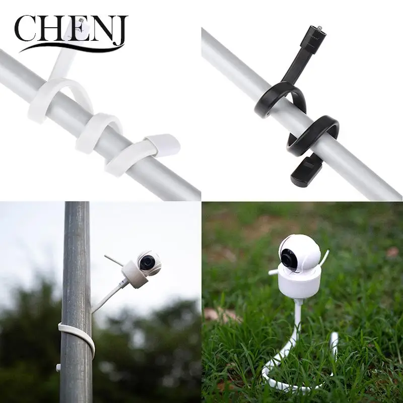 1/4In Thread Webcam Bracket Gooseneck Selfie Holder Crib Support Monitor Bracket Punch-free Multi-function Bracket