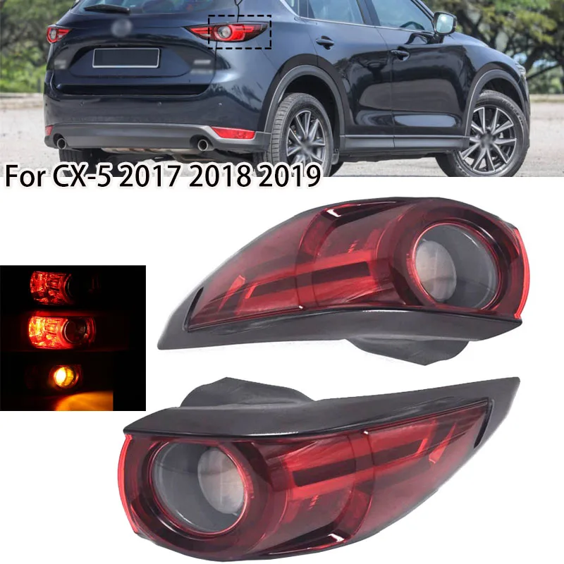 

Auto Light For MAZDA CX5 For CX-5 2017 2018 2019 Car Tail Outer Brake Reverse Turn Signal Lamp Taillight Accessories Left Right