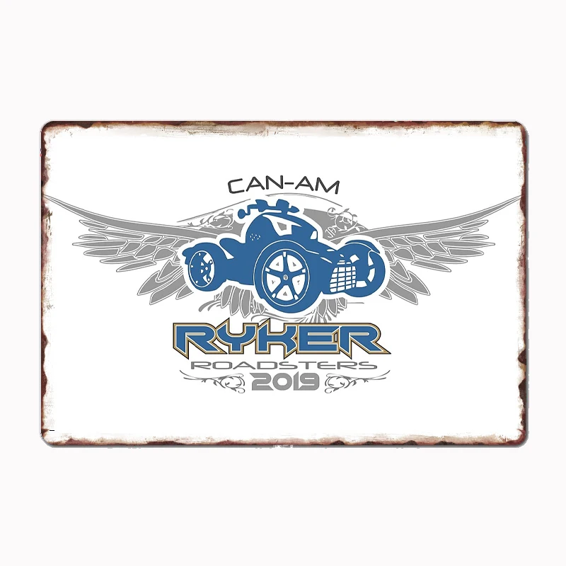 

Can-Am Ryker Roadsters Wings Car Metal Plaques Tin Sign Interior Home Room Decoration Kitchen Wall Decor