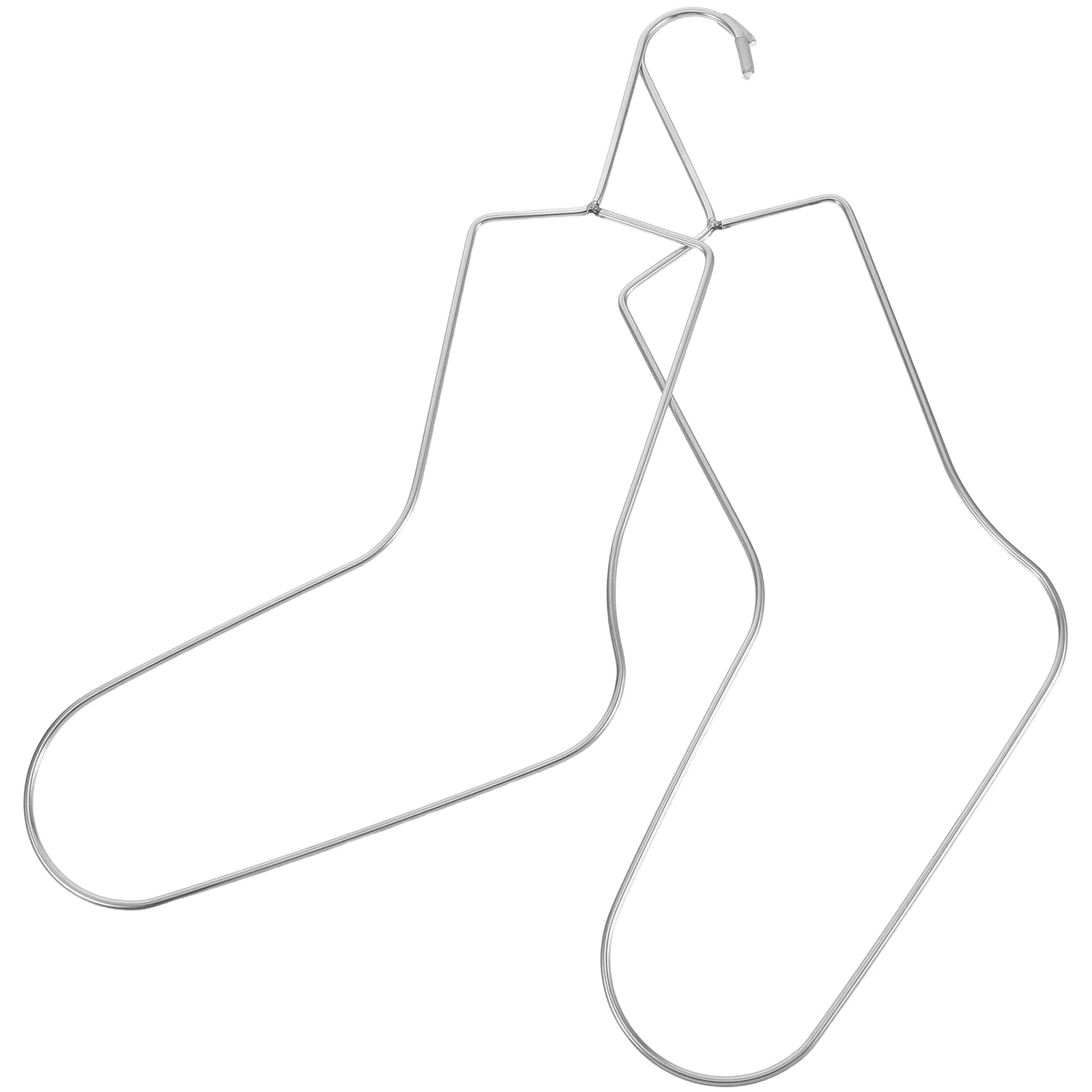 

2Pcs Sock Display Rack Metal Blockers for Knitting Drying Shaping Stretching Sock Holders Foot Display for Socks