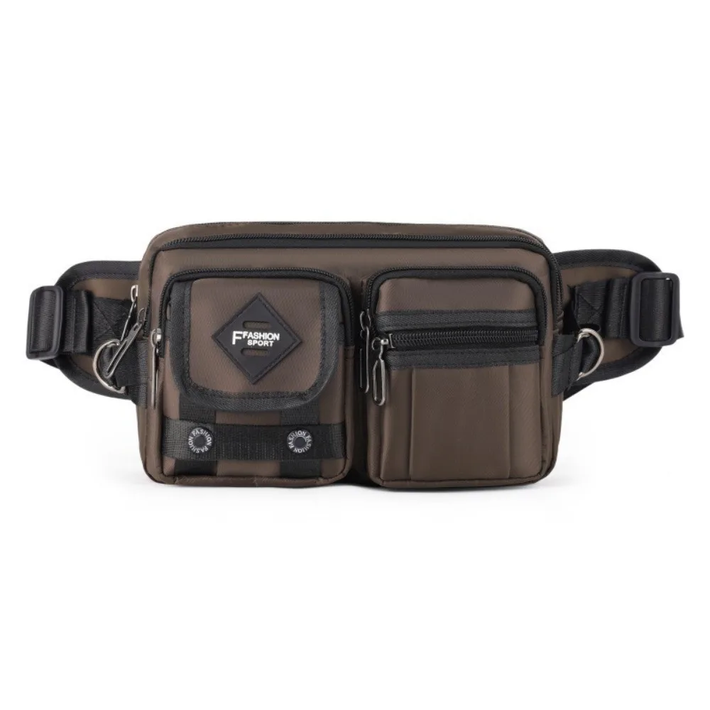 

Fashion Multi-Compartment Men's Waist Bag Waterproof Lightweight Chest Bag Large Capacity Sports Fanny Pack Hiking