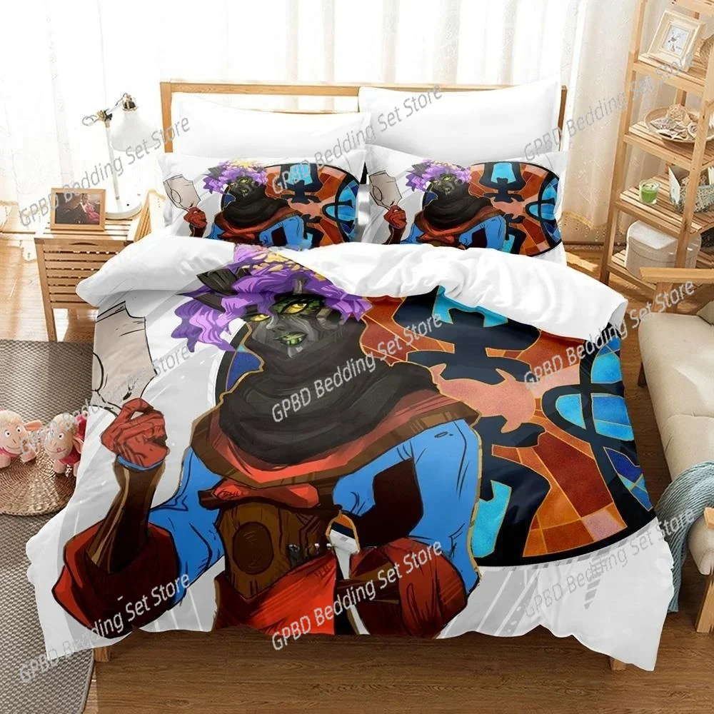 

3d Print Anime Game Pyre 3D Bedding Set Duvet Cover Pillowcases Single Twin Full Queen King Size Home Decor Quilt Boys Gift