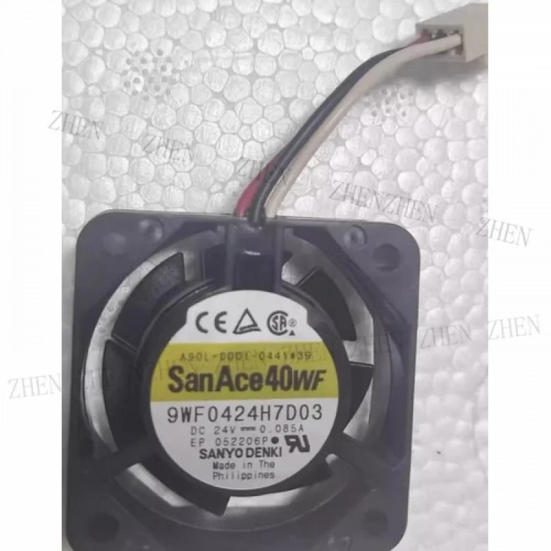 Y FOR Sanyo 9WF0424H7D03 4015 DC24V 0.085A 3-Pin Silent Cooling Fan