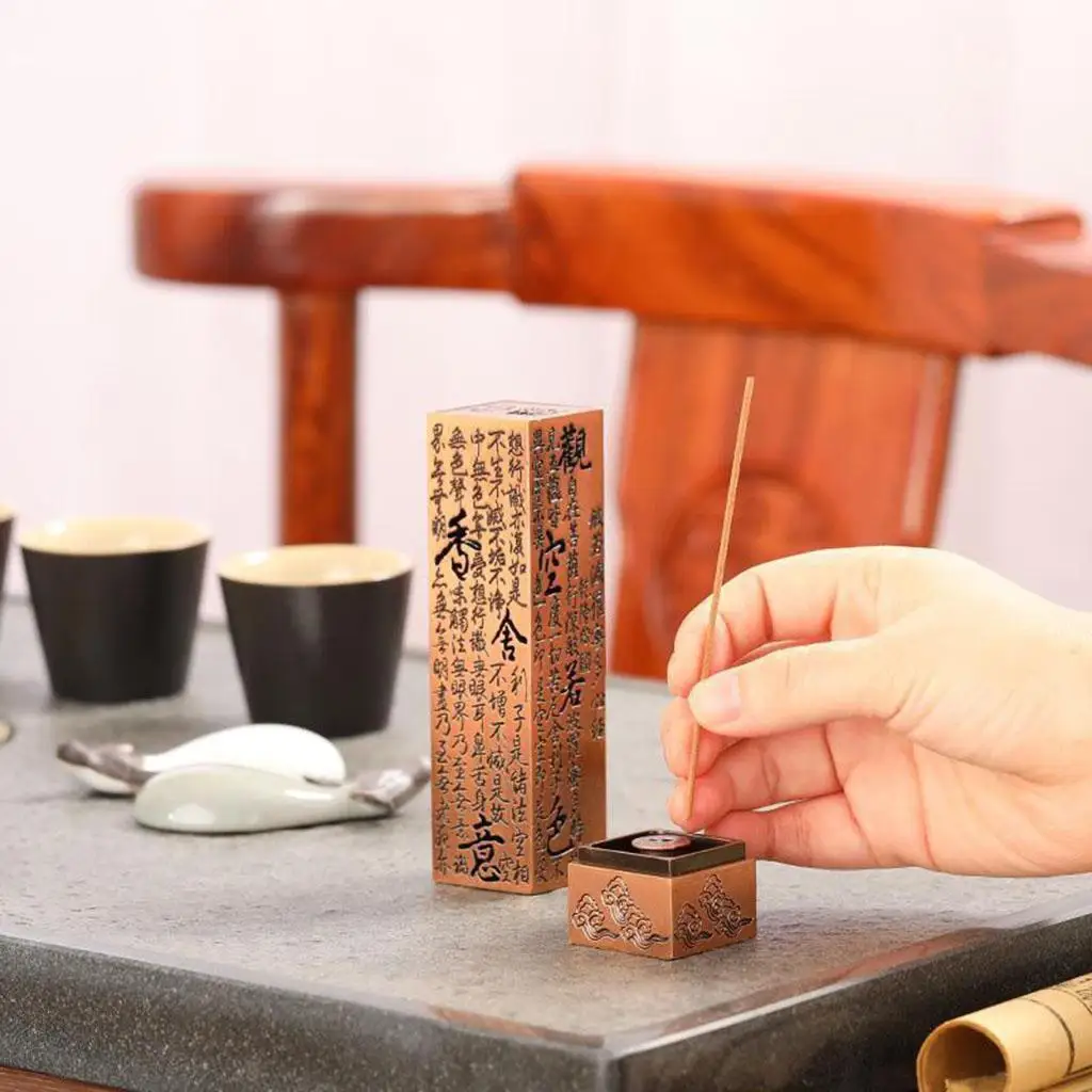 2-6pack Incense Burner Incense Line Box Incense Stick Holder for Tea Ceremony
