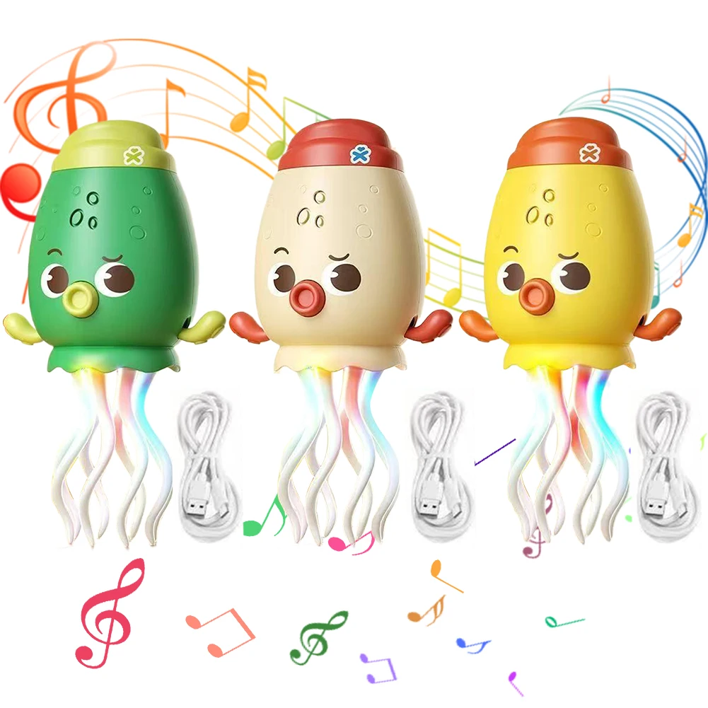 لعبة الأخطبوط الراقص الكهربائية للأطفال ألعاب الحيوانات الأليفة الإلكترونية تجنب الاستشعار الأخطبوط الكرتون التفاعلية التنمية تتحرك التعليم #4