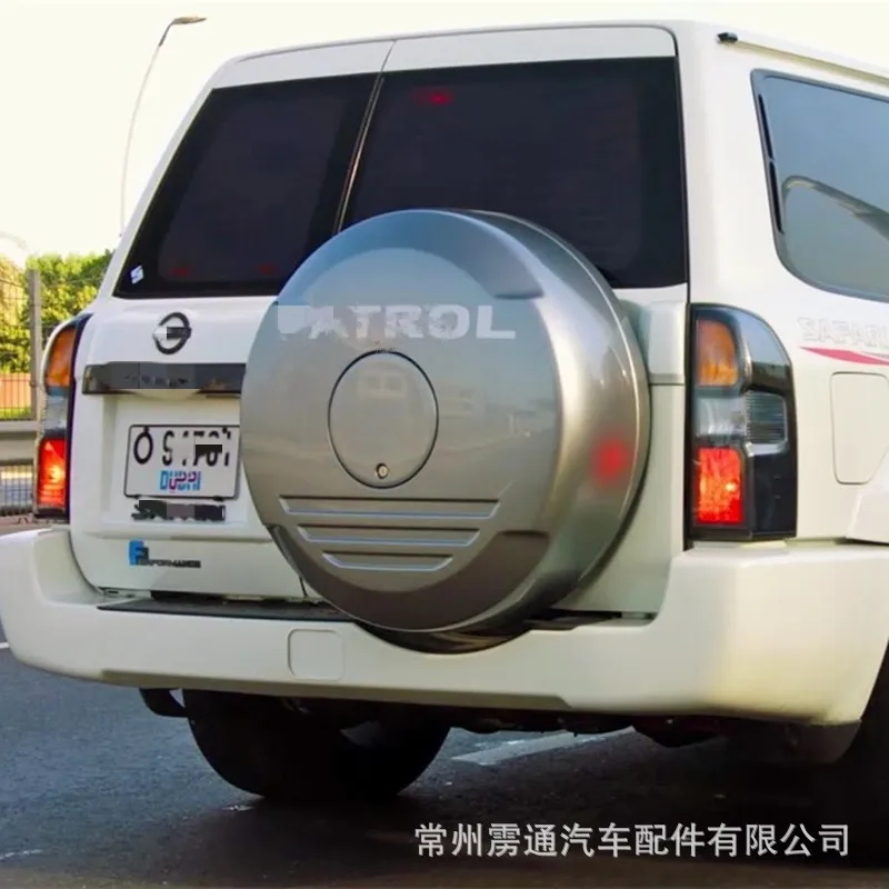 For Nissan Patrol Y61 Wheel Cover ABS Tire Cover Spare Tire Cover Safari  Tire Accessories