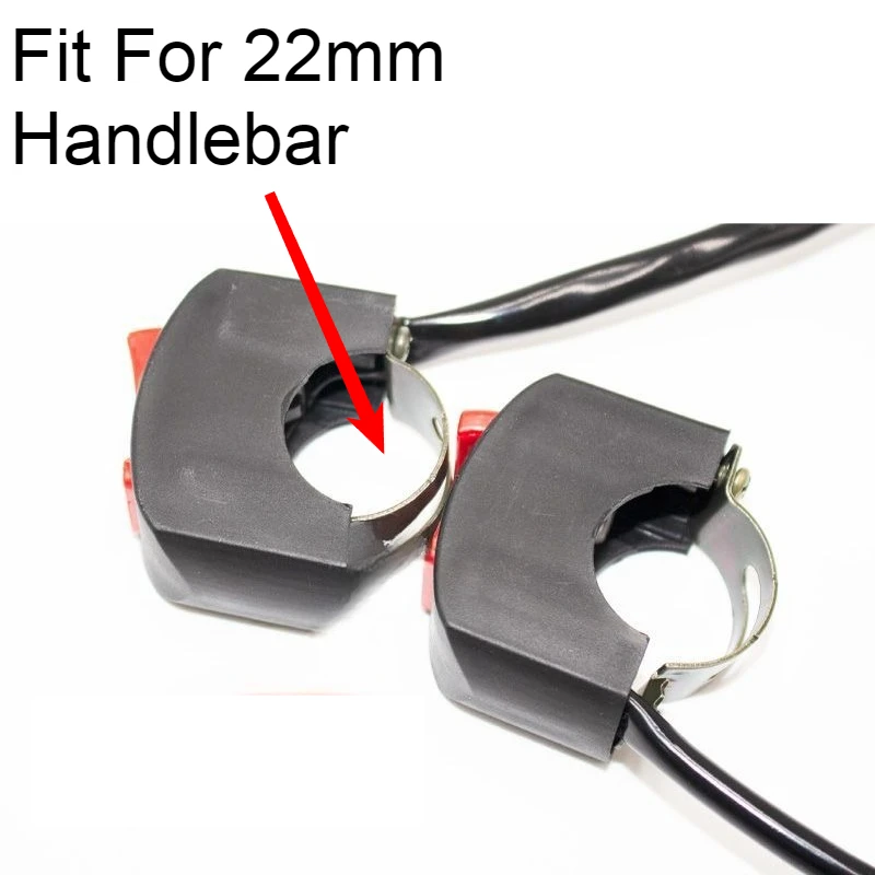Universal 2 Lines Motorcycle Atv Light Switch Connector Handlebar Modification Button On And Off Switch Fit For Crf230f Xr400