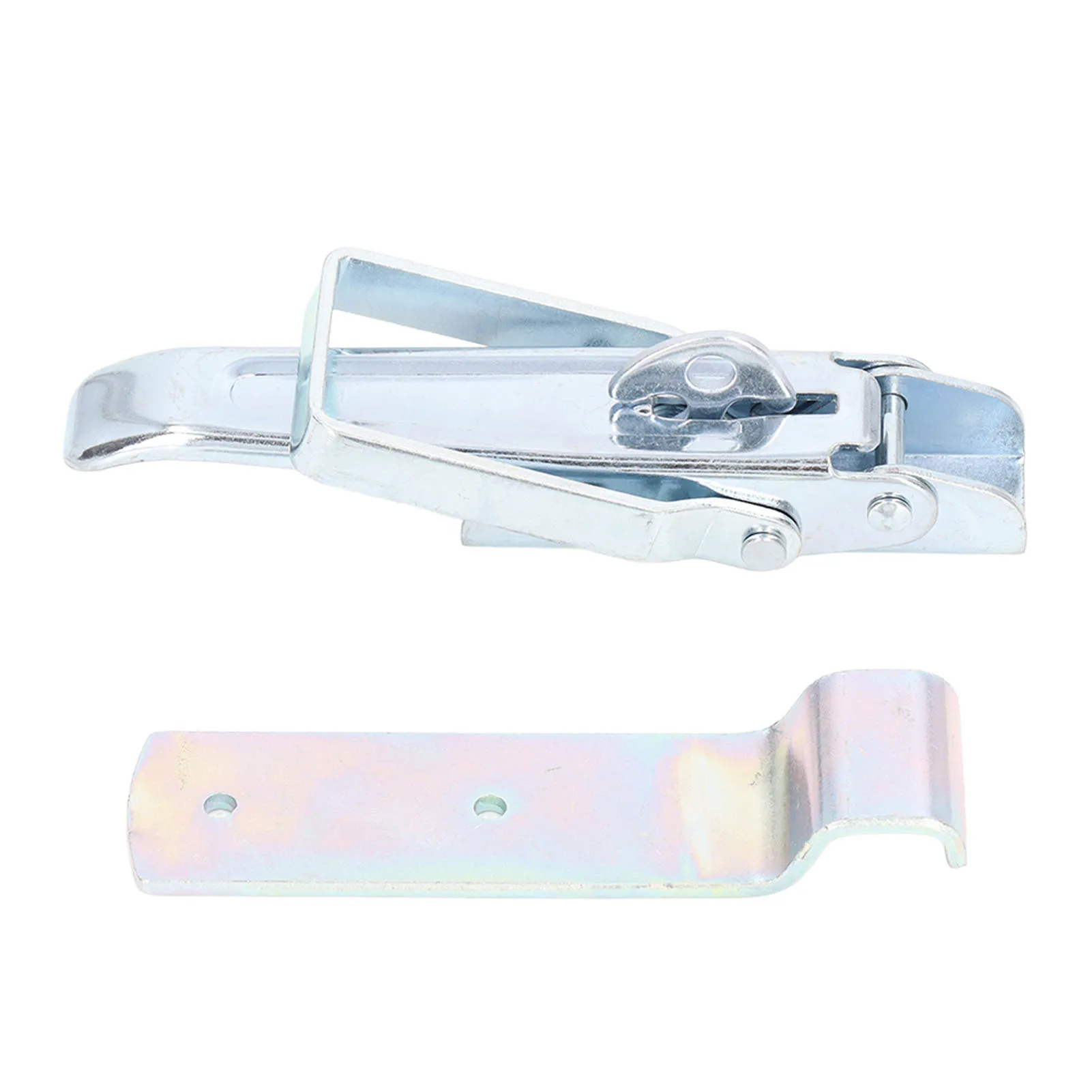 

Trailer Latches Toggle Clamp Over Centre Locking with Catch Plate for RVs Campervans Caravans Secure Internal Locking Mechanism