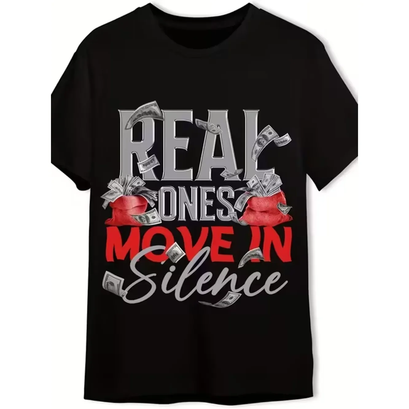 Mens 100 T Shirt Print And Real Men Dont Argue Slogan Loose Casual Short Sleeved Round Neck Breathable T Shirt Suitable For Casual Wear Comfortable In For Ideal Gift For Men