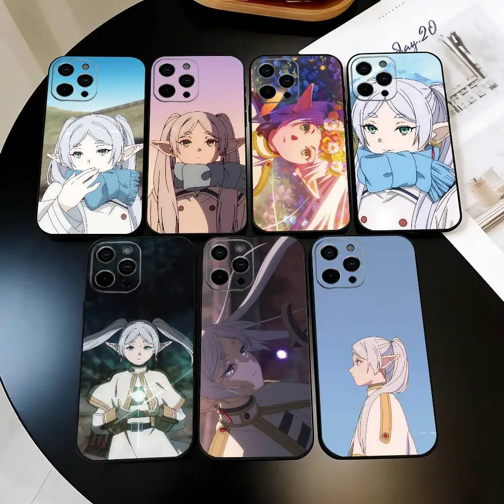 Frieren Beyond Journey's End Phone Case Silicone Soft For IPhone 17 16 15 14 13 12 11 X XR Plus Pro Max Plus
