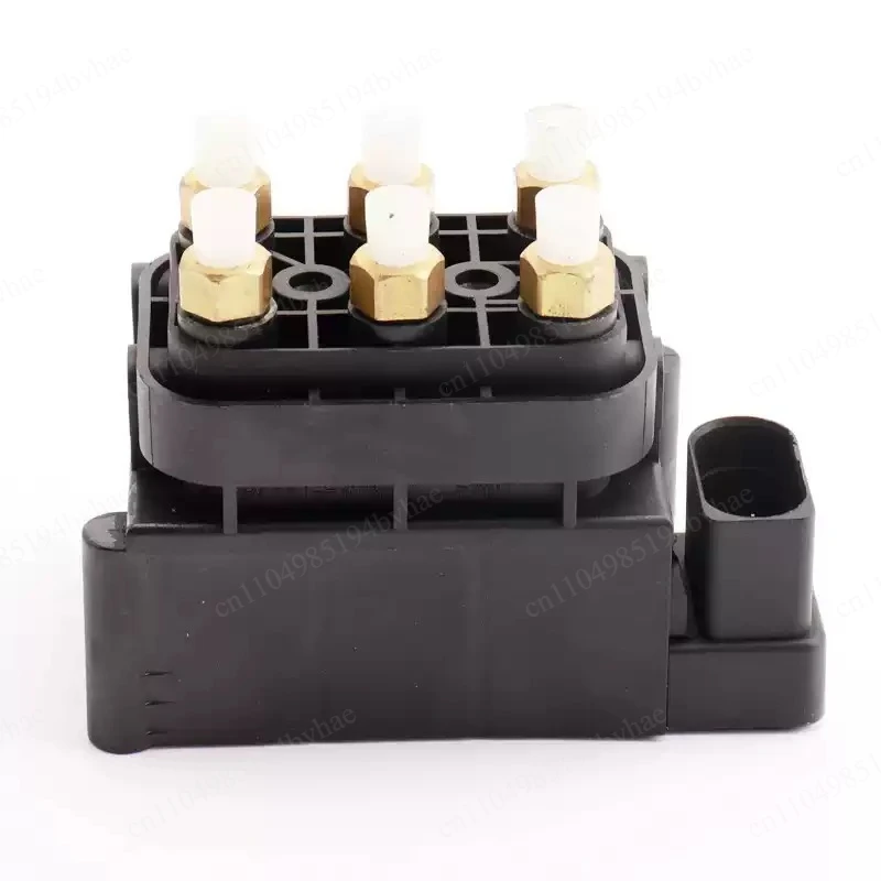 Brand new air suspension solenoid valve block with bracket, air pump distribution valve11-18