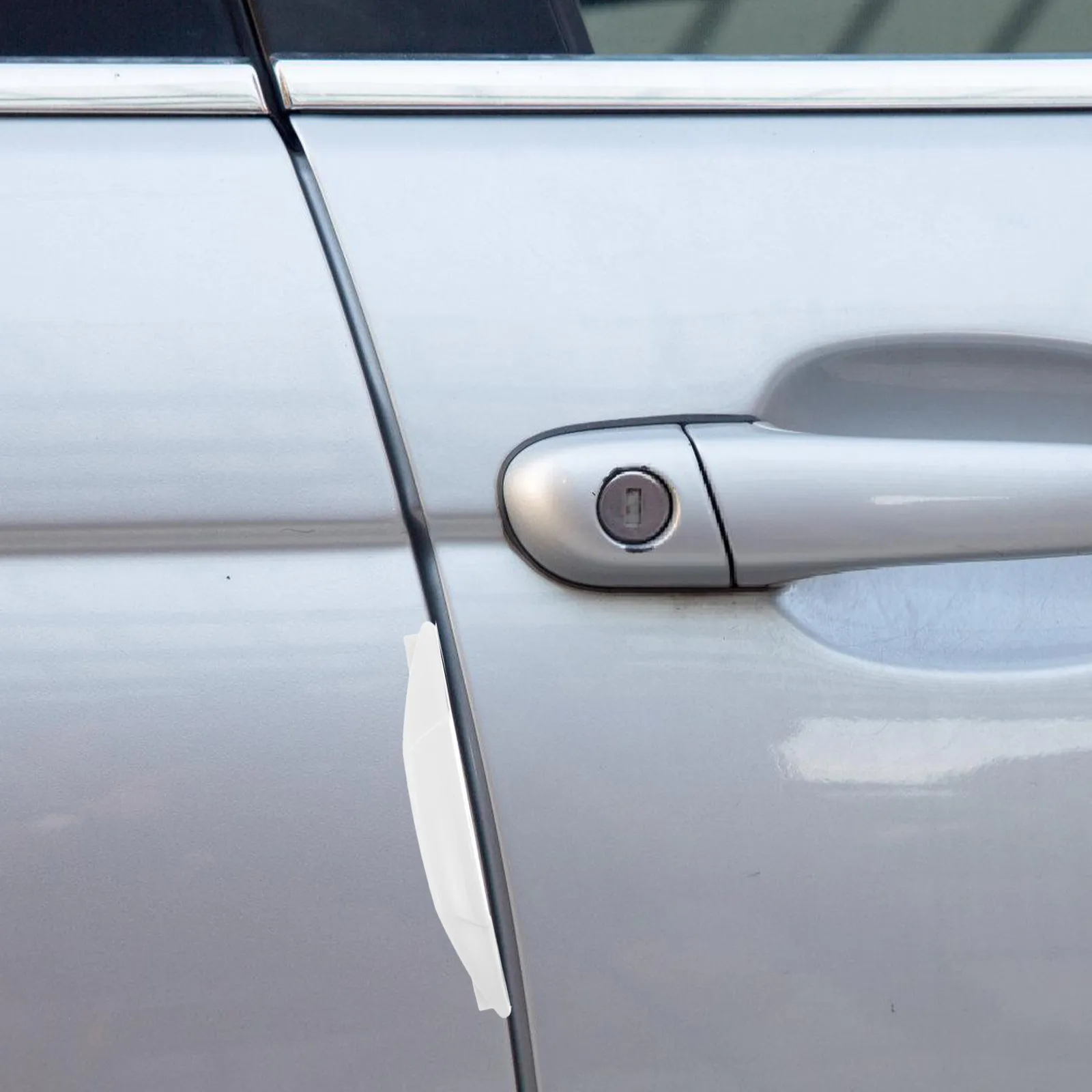 

Комплект из 4 защитных накладок на кромку двери автомобиля из ПВХ, самоклеящиеся, противоударные, защита от царапин, для защиты дверных проемов