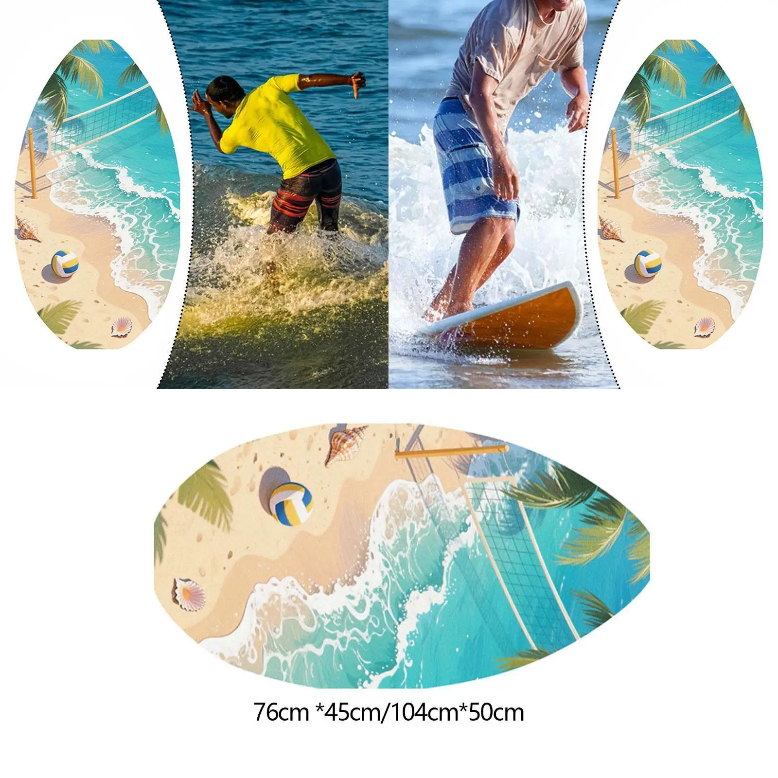 

Wooden Skimboard Lightweight Beach Sand Board for Teenagers Beginners Adults Beach Summer Water Toy Water Sports Skim Boards