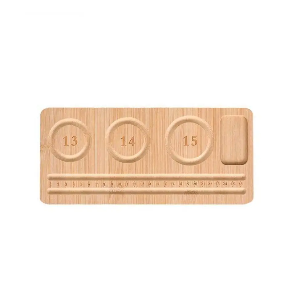 Multiple Types Jewelry Making Tray Eco-Friendly With Scale Wooden Bead Board Display DIY Tools Jewelry Design Board Girls Women