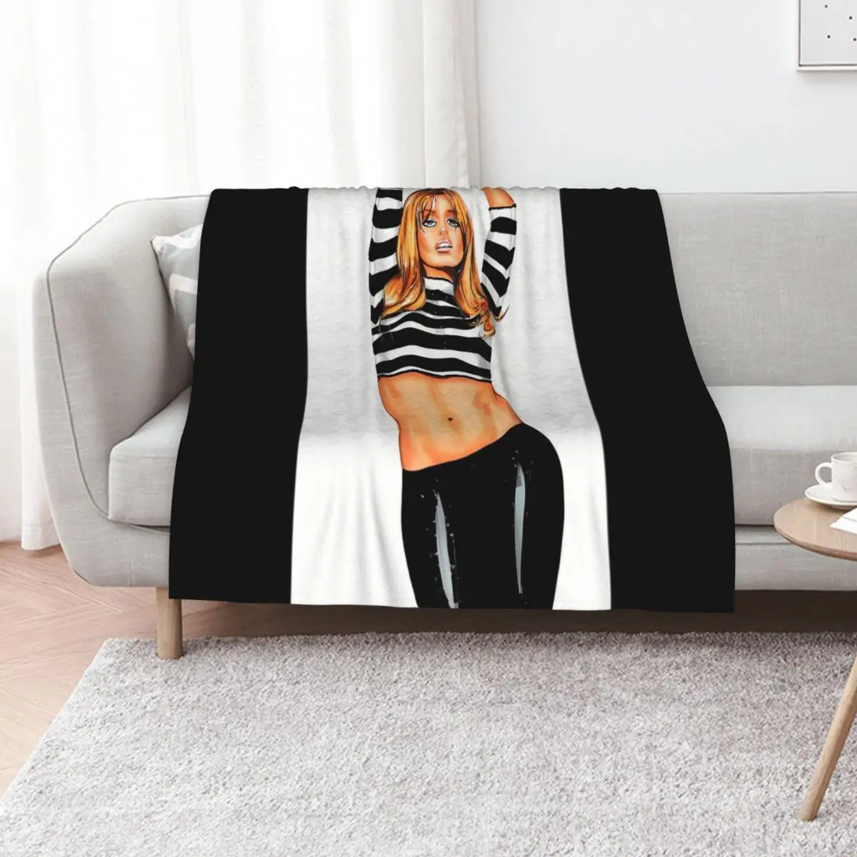 Kylie Minogue Throw Blanket Thins christmas decoration Hair Flannels anime Sleeping Bag Blankets