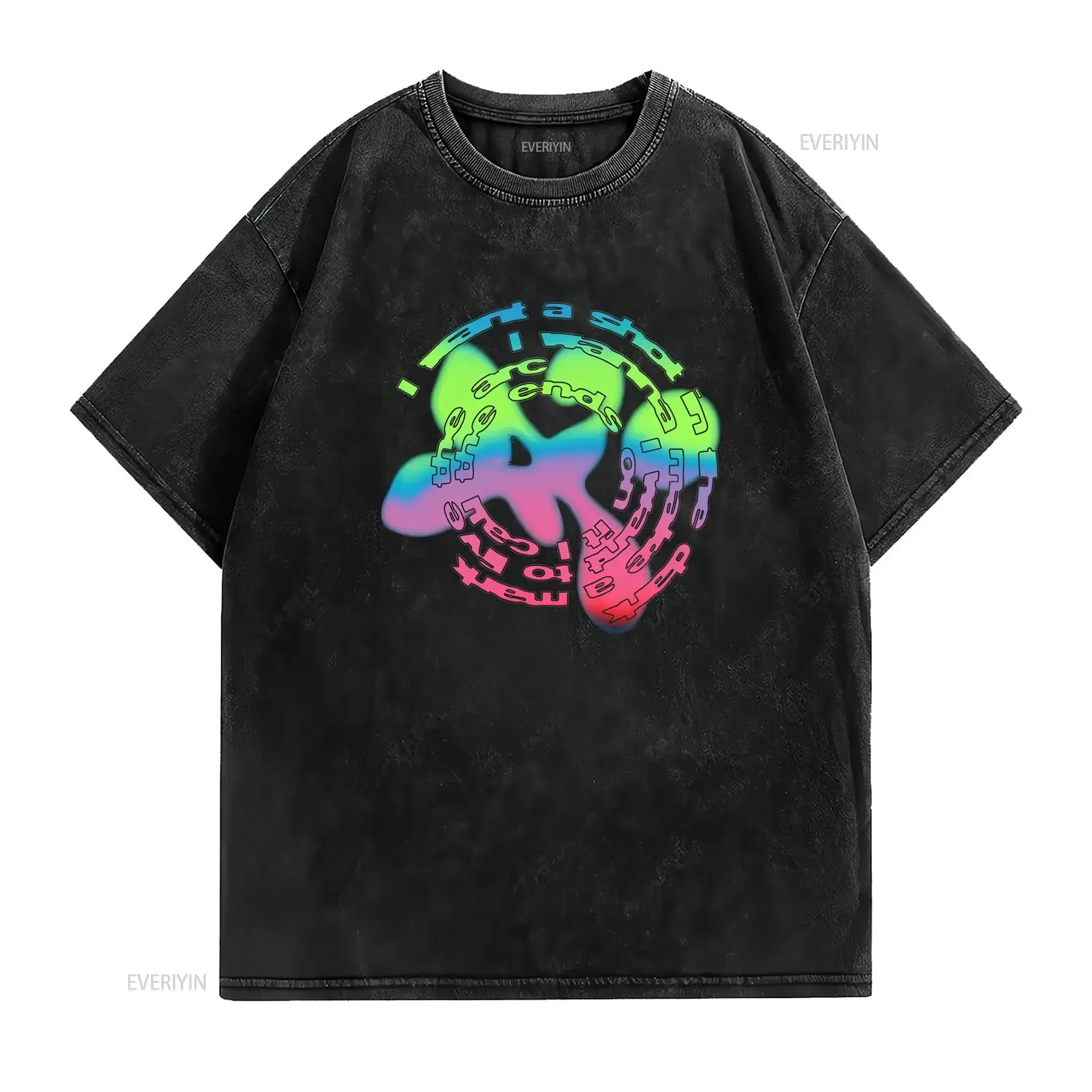 FONTAINES D C Shot In The Dark Cotton T Shirt Size S 5XL vintage Washed Top For Everyday Wear Stylish Casual Breathable
