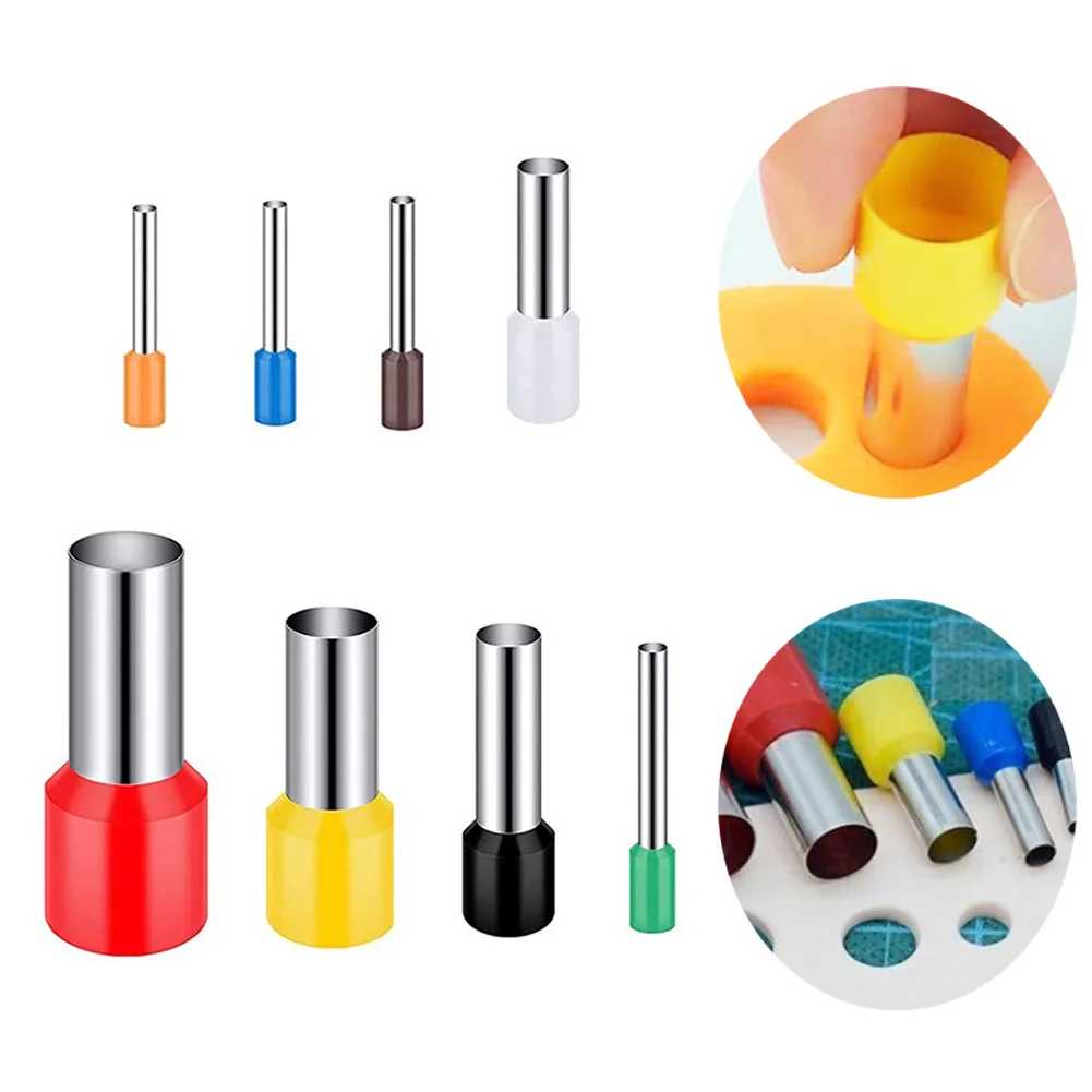 Stainless Steel Clay Cutter Set Includes 8 Concave Round Hollow Tools for Creating Earring Holes and Detailed Ceramic Craft Work