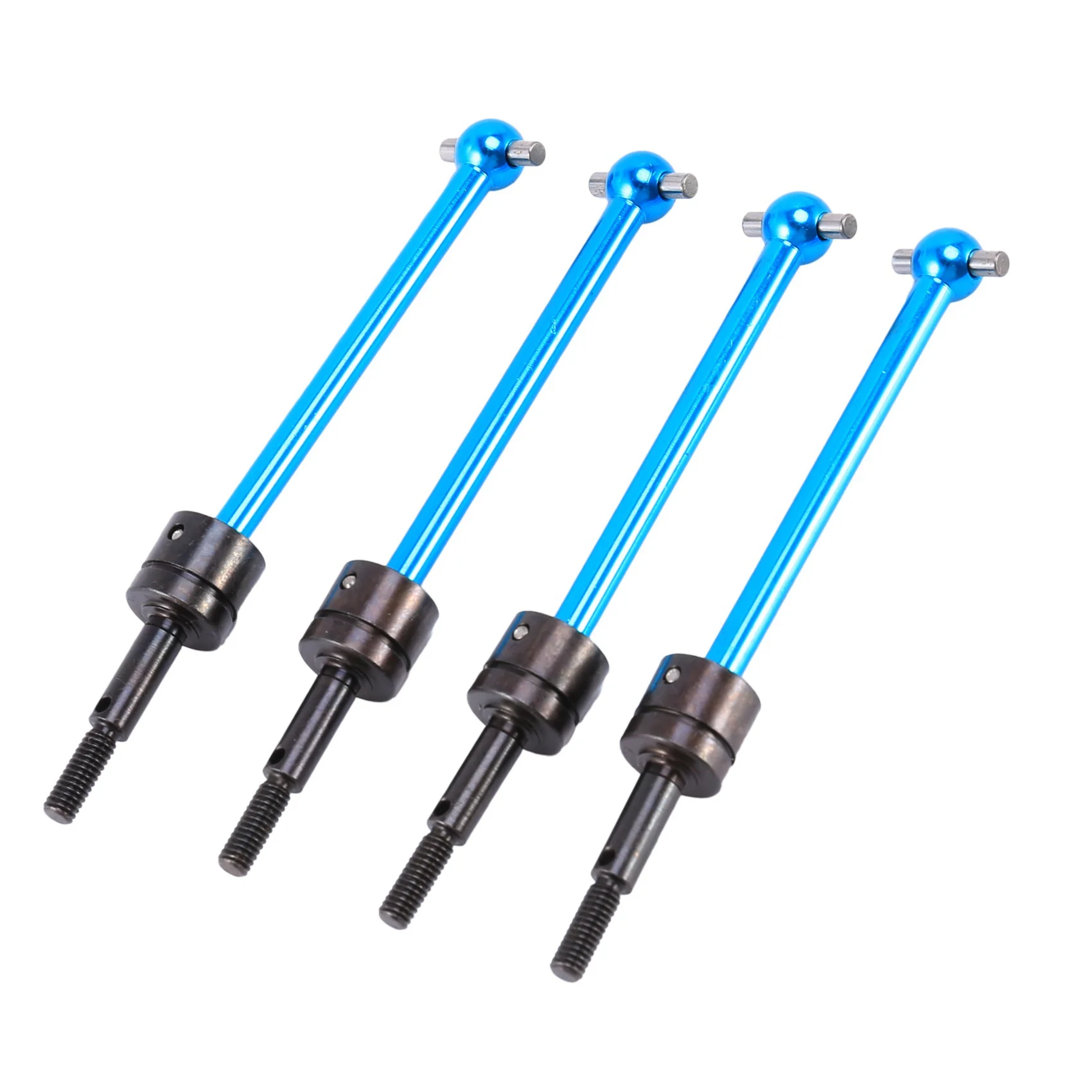 4 Pcs Metal Universal Drive Shaft CVD (64mm) for Tamiya DT03 TT02B TT-02B RC Car Upgrade Parts