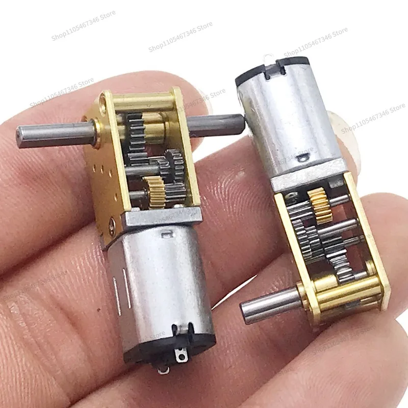 For Dual-axis N20 All-metal Geared Motor, Vertical 90-degree N20 Worm