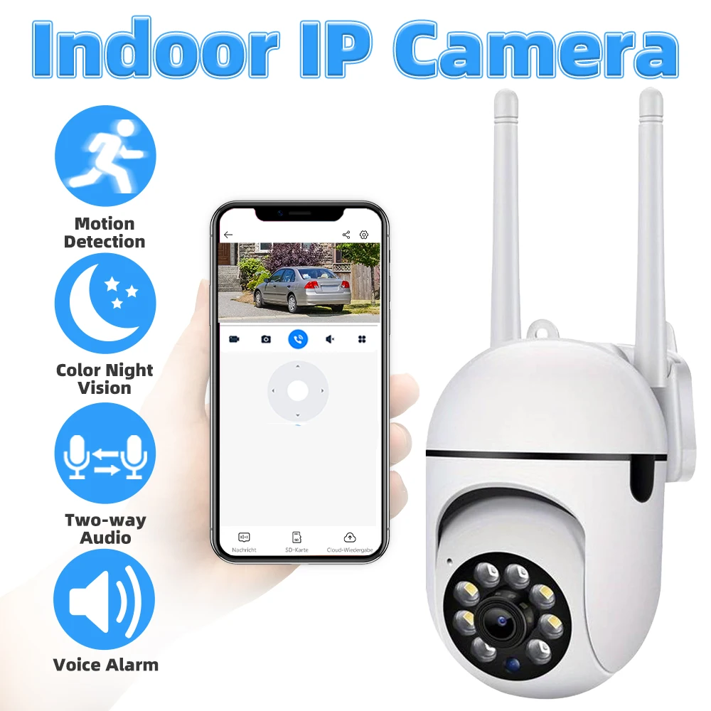Caméra IP sans fil JOOAN 5MP avec zoom 5X, caméra de sécurité vidéo CCTV pour la maison et l'extérieur, surveillance avec suivi automatique
