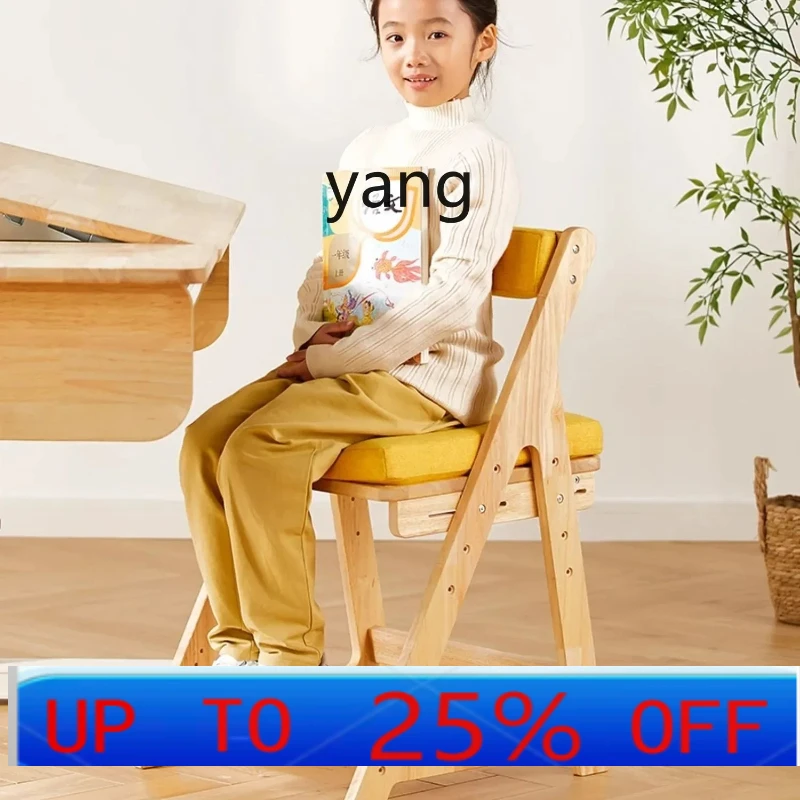 

LTT Solid Wood Seat Household Lifting Multifunctional Writing Chair Backrest Chair