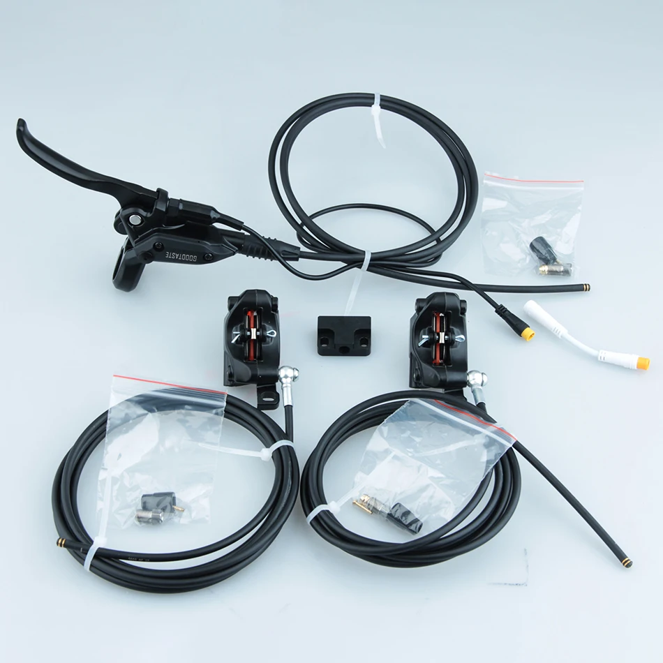 GT0307N MTB Elektrische Dreirad ATV Links Rechts Rotor Disc Power Off Hydraulische Doppel Bremse Drei Verbindet Einem Durch Zwei Nach maß – Detail 15