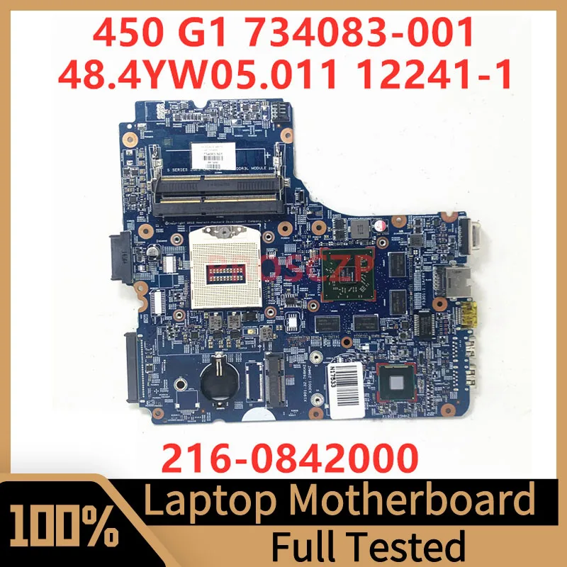 

734083-001 734083-501 734083-601 For HP 440 G1 450 G1 Laptop Motherboard 48.4YW05.011 12241-1 216-0842000 100% Full Working Well