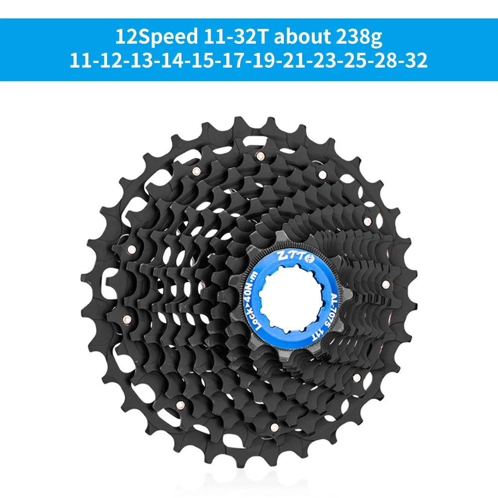 ZTTO Road Bike 12 Speed Cassette HG Freehub ULT 11-34T Gravel