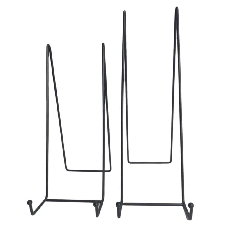 

Portable Iron Easels Stands Organizers For Books Photos And Decorative Platters
