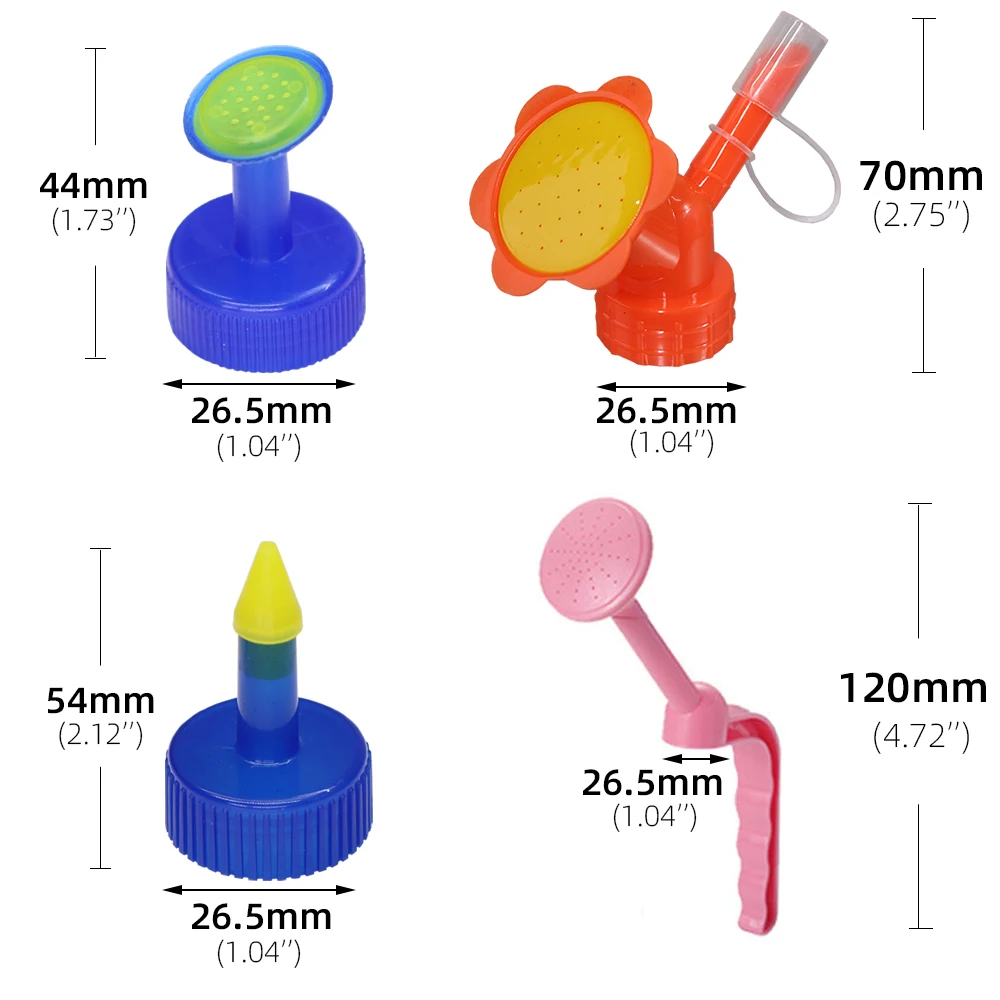 가정 정원용 미니 물뿌리개, 물뿌리개 분재 노즐, 실내 야외 묘목 식물 화분, 병 뚜껑 스프링커, 3 종류