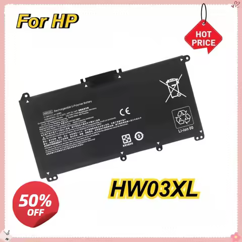 New Laptop Battery HW03XL for HP 15-EG0067ST HSTNN-IB90 LB8U L97300-005 11.34V 3470mAh 3 Cells Replacement Battery