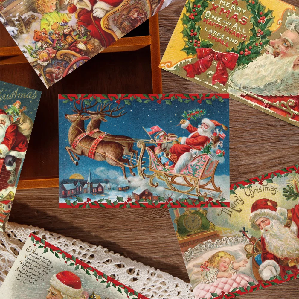 10 szt. Świątecznych kartek okolicznościowych pocztówek do dekoracji ścian w akademiku, sypialni, kartki z wiadomościami, kreatywne kartki prezentowe