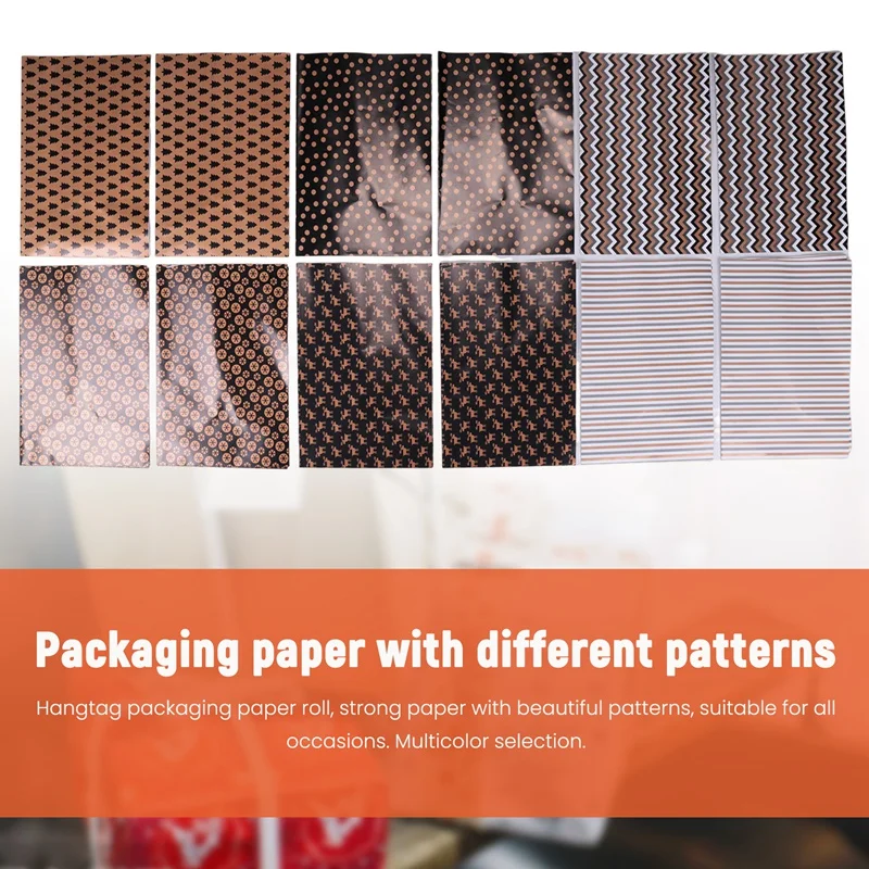 12 arkuszy świątecznego papieru do pakowania, papier do pakowania prezentów z 6 różnymi wzorami, papier do pakowania na Boże Narodzenie