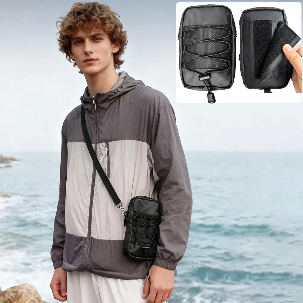 Outdoor Dual-use Integrated Hanging Bag Tactical Shoulder Strap Crossbody Bag Anti Splash Multi-layer Storage Sports  Travel Bag