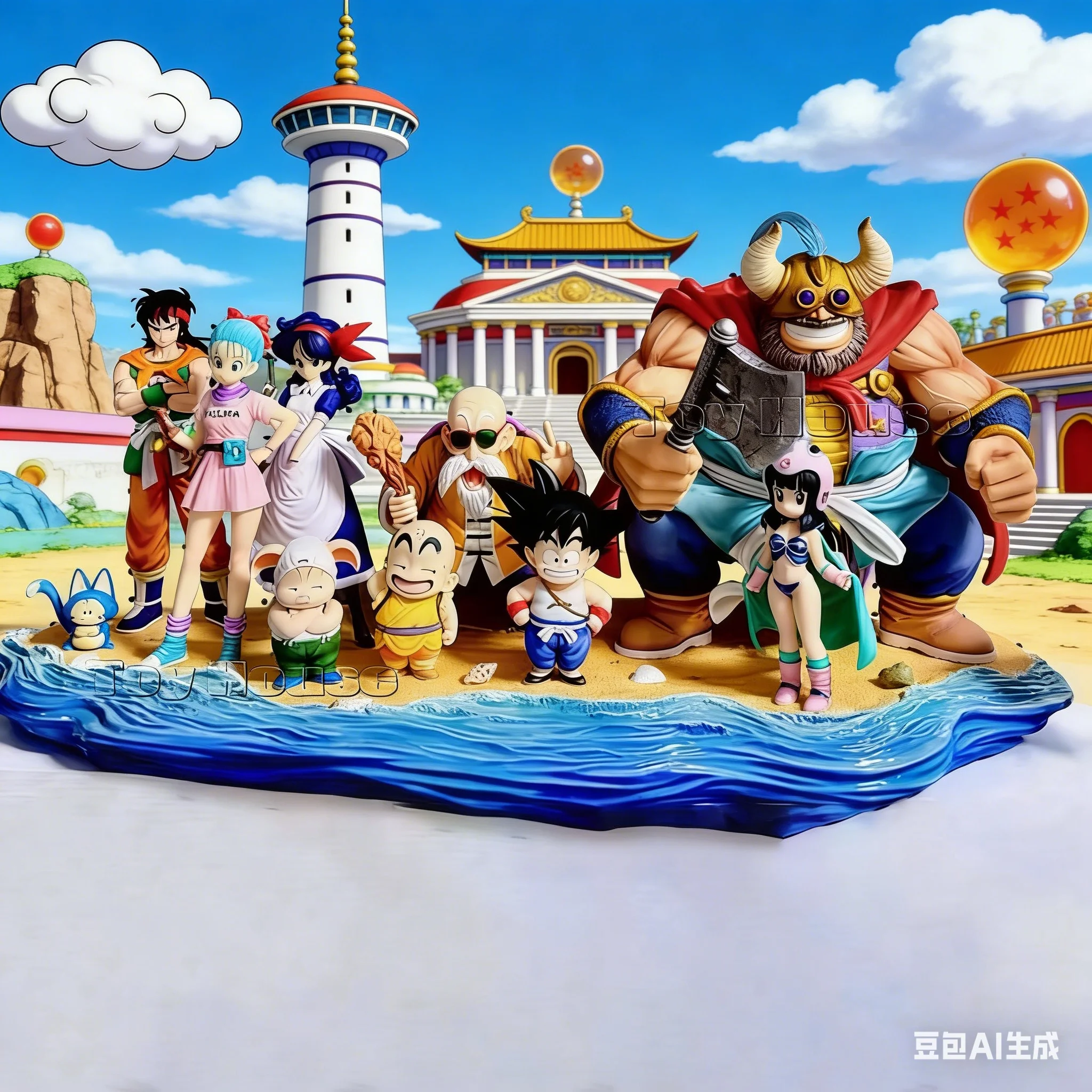 

Полнодиапазонная статуя Jt Dragon Ball Z Fighters Goku Bulma Chichi, фигурка, коллекция экшн-фигурок, украшение, модель игрушки, рождественские подарки