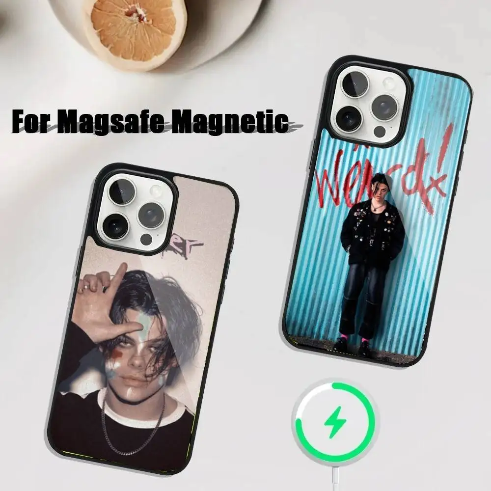 

Y-Yungbluds Singer YB Phone Case For iPhone 17,16,15,14,13,12,11,Pro,Max,Plus,Mini,SE4,E Magnetic Magsafe Wireless Charging