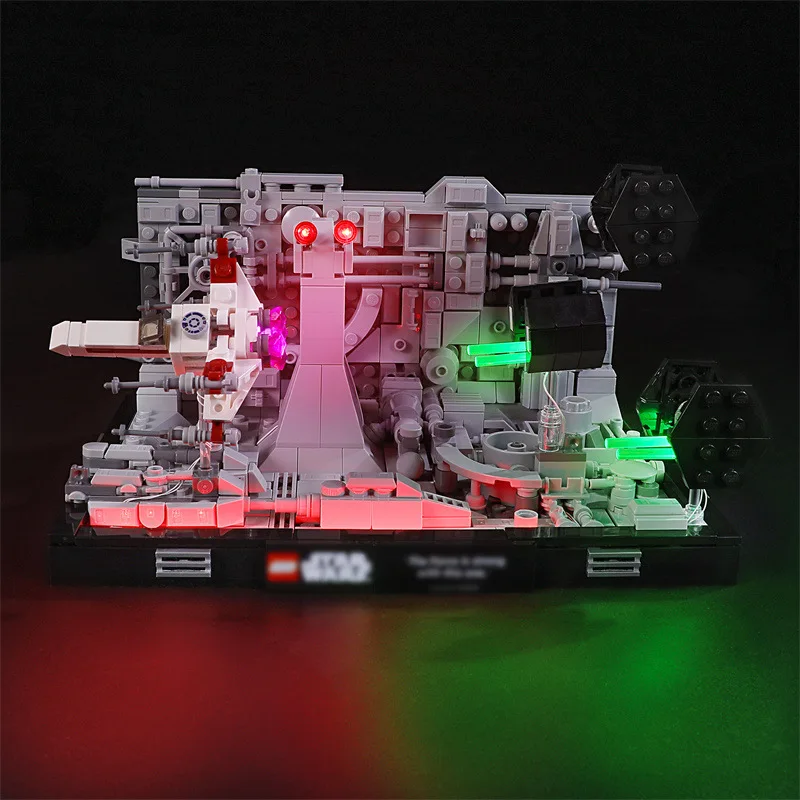 DIY LED Light Kit For LEGO 75329 Trench Run Diorama Building Brock Gift (Only LED Light,Without Blocks Model)