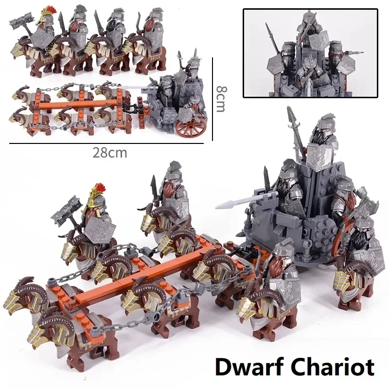

New The Lord of the Rings Orc Ogres Smaug Wolf Goblin Elf King Legion Set Building Blocks Mini Action Figure Toys