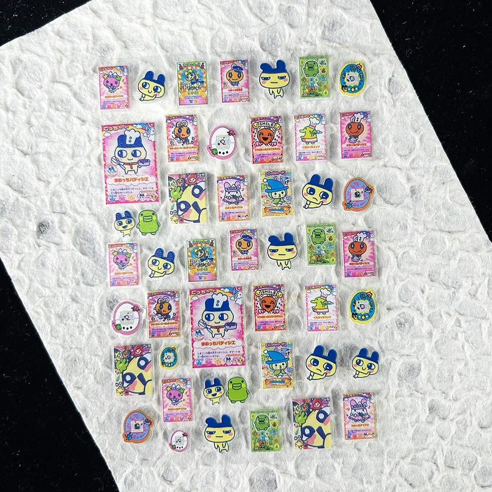 Kawaii Game Evolution Electronic Pets Sticker Nail Art Cute Animals Waterproof Diy Phone Case Loptop Water Bottle Sticker Gifts view 2
