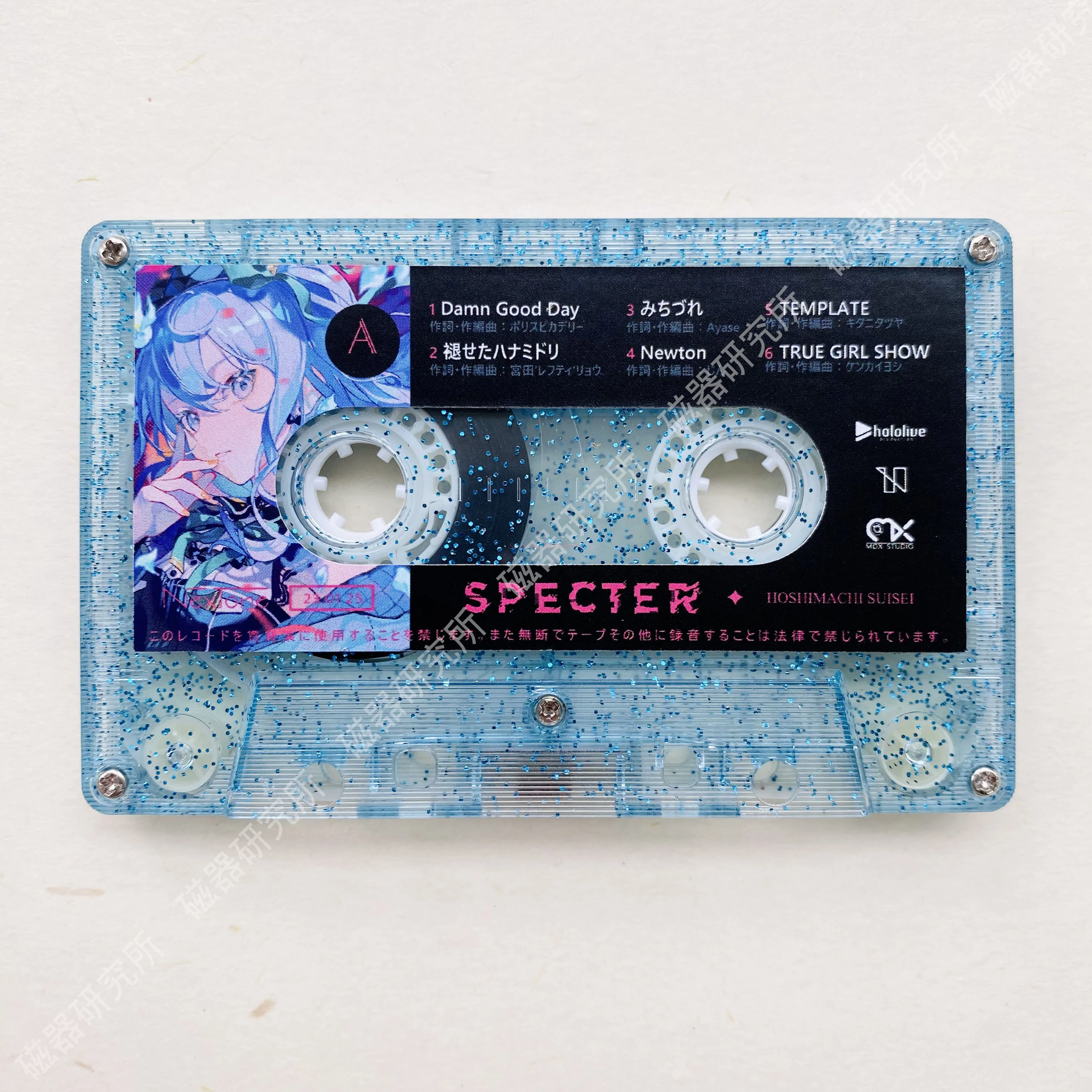 Anime Hoshimati Suisei Music Tape Specter Album Cassettes Cosplay Music Record Walkman Recorder Soundtracks Box Collection Toy