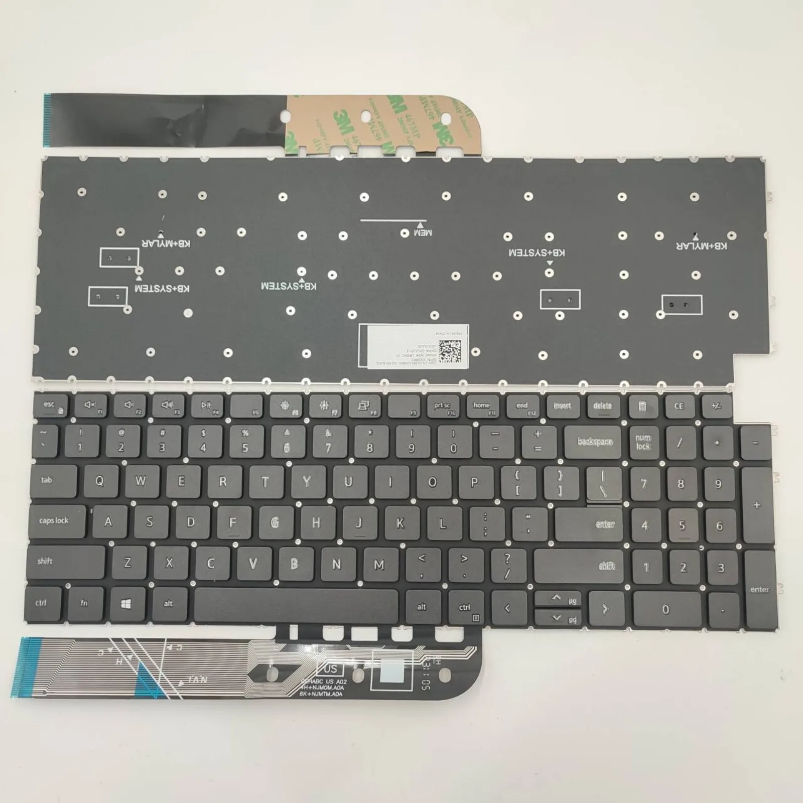 

Laptop keyboard US Layout for DELL Latitude E5550 E5570 E5580 3510 7510 N7CXW