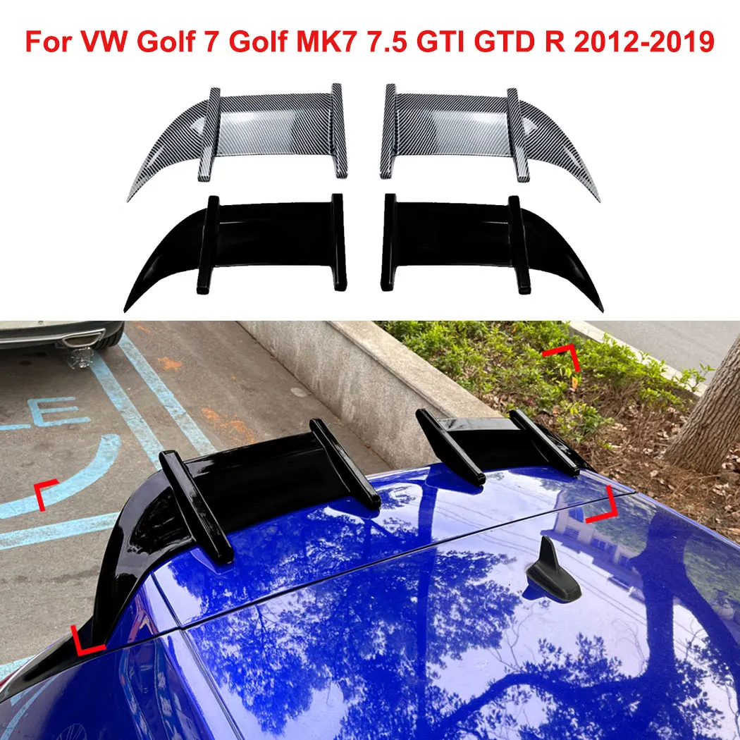 

For VW Golf 7 Golf MK7 7.5 GTI GTD R 2012-2019 Top Rear Wing Spoiler Roof Trunk Wing Fixed Wind Wing Decoration Styling Body Kit