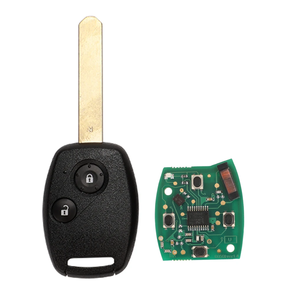 Jingyuqin N5F-S0087-A Remote-Autos chl üssel 433MHz ID46-Chip für Honda Civic 2007 Auto Keys Fob Control 72147-snb-t010-m2