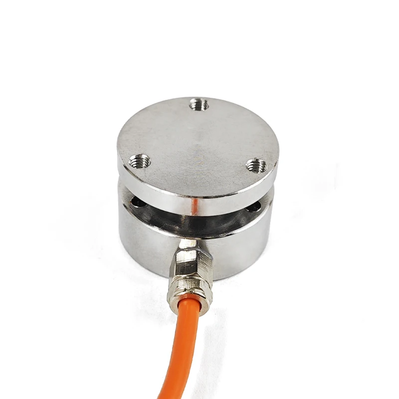 High Quality 25mm Inline Load Cell Miniature Tension and Compression Force Transducer Impact Force Measurement Weighing Sensor