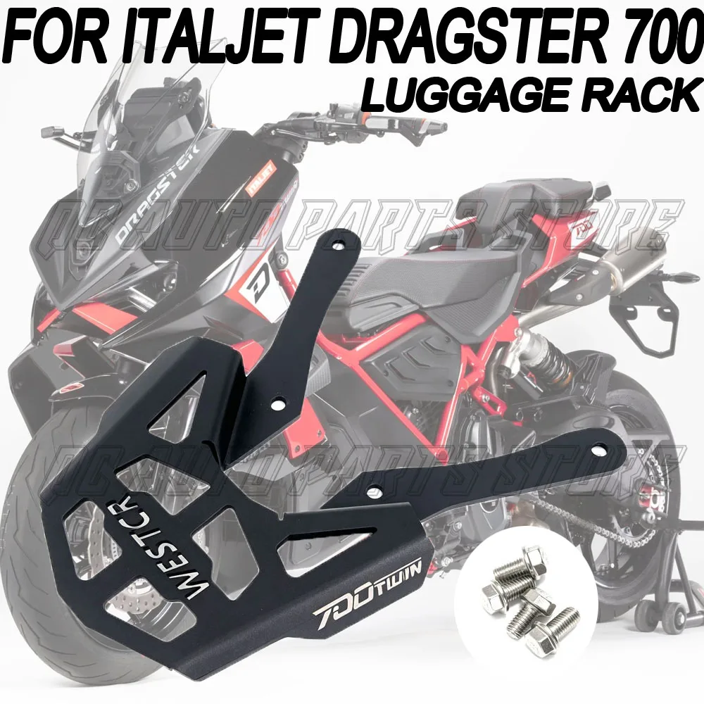 Luggage Rack for Italjet Dragster 700 Twin Dragster700 Dragster700Twin Motorcycle Rear Carrier Bracket Support Accessories